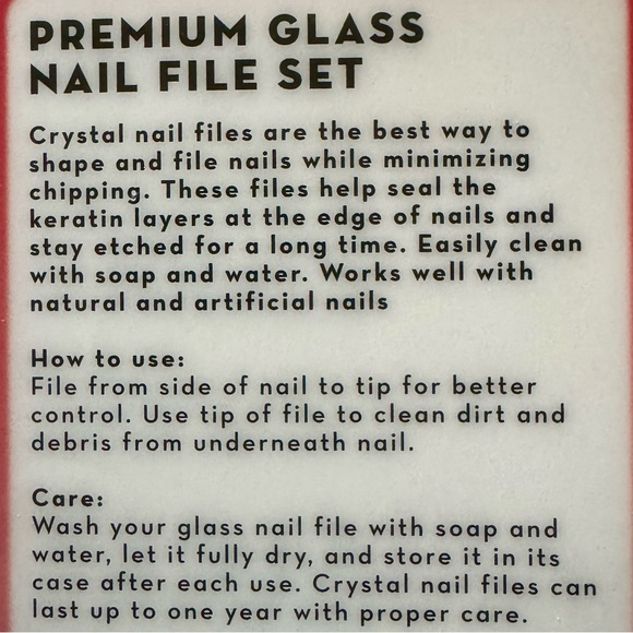 Crème Shop x Hello Kitty Premium Glass Nail File Set & 50 Nail Decals w/ Sealant - Picture 5 of 5